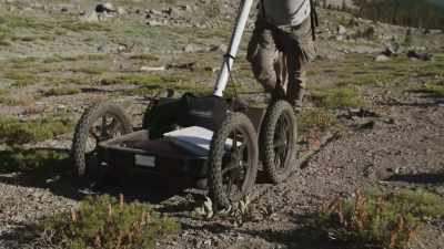 We brought a GPR unit,
which is over 50 pounds, - Into the Unknown