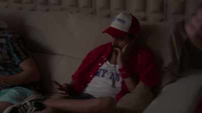 We call him that because he doesn't talk. - Living the Dream