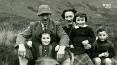 We came along this road,
myself and my father, - Scotland from the Sky