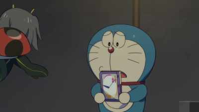 We came here following
ancient newspaper articles. - Doraemon the Movie: Nobita's Sky Utopia
