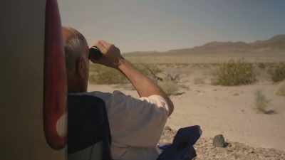 - We came out to watch the rocket launch. - Rocketman