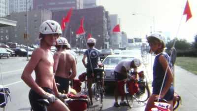 We came through town
during rush hour, - Shadow of a Wheel