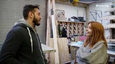 We can barely deal
with each other, basically.
(LAUGHS) - Stacey Dooley Sleeps Over