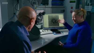 We can block the Covid-19
virus itself. Yeah. - Secrets of Size: Atoms to Supergalaxies