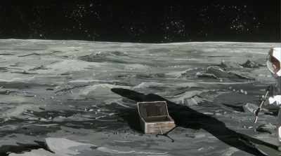 We can kind of see
the footprints - Apollo 10½: A Space Age Childhood