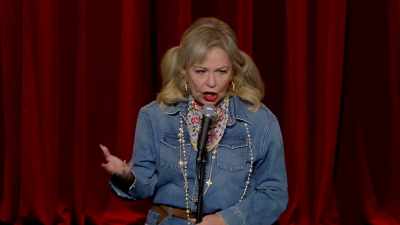 We can learn to get
along for gods sake. - Roseanne Barr: Cancel This!
