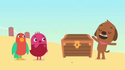 We can make our own treasure map
for Jack to follow. - Sago Mini Friends
