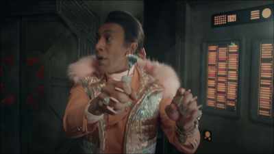 We can only stab tofu
and processed meat substitutes! - Red Dwarf: The Promised Land
