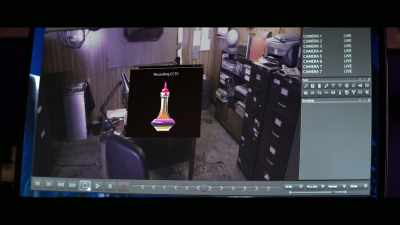 We can record the empty room
and play that on a continuous loop... - Brassic