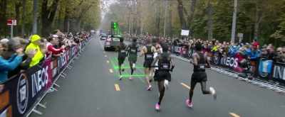 We can see perhaps that that's
adding extra protection, - Kipchoge: The Last Milestone