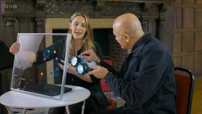 We can see that some
of the light was absorbed - Secrets of Size: Atoms to Supergalaxies