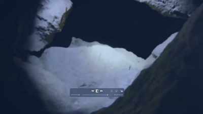 We can see that
there is a tunnel - Beyond Oak Island
