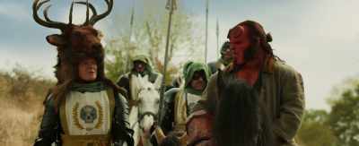 We can take up positions
in the brush on either side. - Hellboy