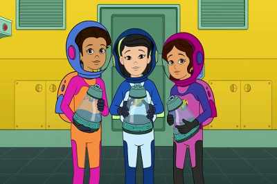 We can't exactly grab the markers
with our hands. - The Magic School Bus Rides Again