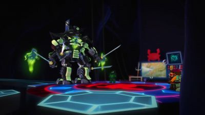 WE CAN'T FIGHT 'EM ALL!
WE GOTTA LEAVE! - Ninjago: Masters of Spinjitzu