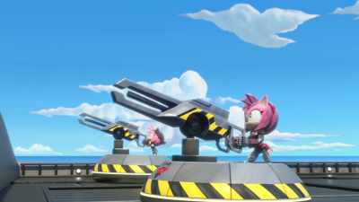 We can't get any altitude
with this damaged engine! - Sonic Prime