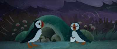 We can't leave without them. - Puffin Rock and the New Friends