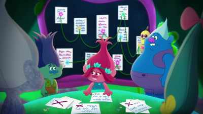 We can't send out invitations
or she'll know we're planning. - Trolls: TrollsTopia
