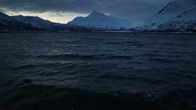 We can't walk across
the glacier in a whiteout. - Edge of the Earth