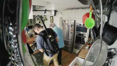 We carry on rolling
and frying the chapatis - James May: Oh Cook!