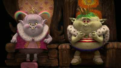 ♪ We celebrate with giggles ♪ - Trolls Holiday
