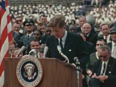 We choose to go
to the moon in this decade - Beatles '64