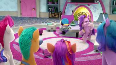 We clearly need a break,
and luckily, I know just the place. - My Little Pony: Make Your Mark