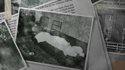 We come downstairs
and the three of us, - Moors Murders