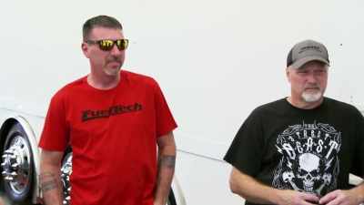 We come here a lot to test.
We know the track owners. - Street Outlaws No Prep Kings Team Attack