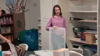 We could do three boot boxes across, - Get Organized with The Home Edit