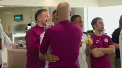 We could not celebrate together
when we became champions - All or Nothing: Manchester City