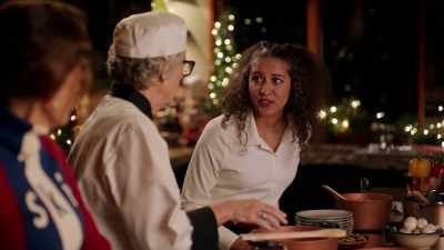 - We could really use
an extra pair of hands serving. - Christmas at the Chalet
