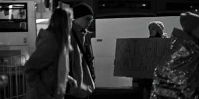 - We crossed without any problems.
- Katowice? That way. - Green Border
