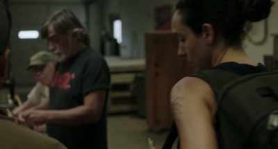 We cut this stuff up and it
goes in the machine in there, - This Is Not a War Story