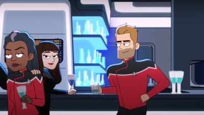 - "We"?
- Deanna, - Star Trek: Lower Decks
