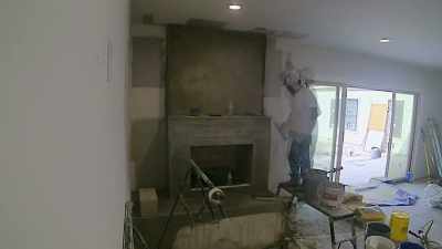 We decided to plaster
the vent hood in the kitchen - Why the Heck Did I Buy This House?