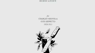 We dedicated it to our
dad, who was a woodworker. - Mike Mignola: Drawing Monsters