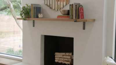 We did a really clean,
simple fireplace, - Fixer Upper: Behind the Design