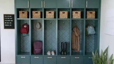 We did a ton
of built-ins, a desk, - Fixer Upper: Behind the Design