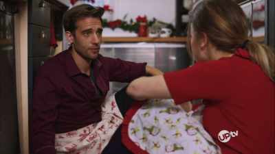 We did everything together.
Same schools, same job. - A Christmas Recipe for Romance