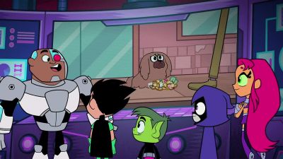 We did it. We stopped Krypto. - Teen Titans Go!
