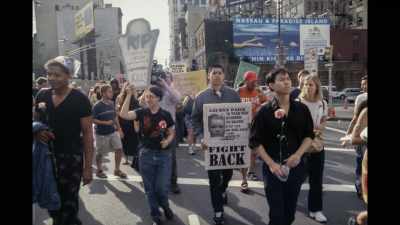 We did this whole procession
up Eighth Avenue - The Stroll