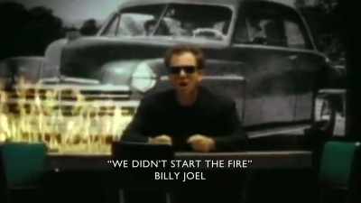 ♪ We didn't start the fire ♪ - Cola Wars