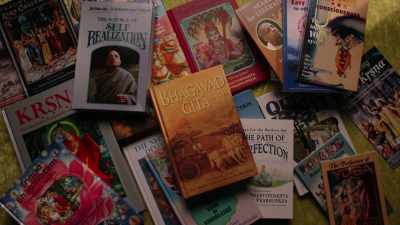 -We were distributing
millions of books, - Krishnas: Gurus. Karma. Murder.