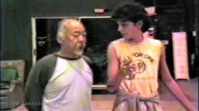 We do it, they did make me--
make us do it again, - More Than Miyagi: The Pat Morita Story
