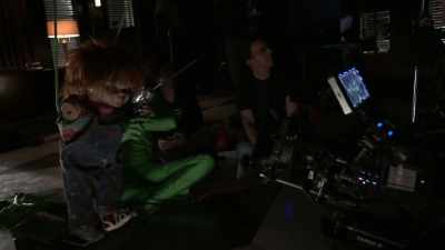 -We were doing a lot of things
with rod puppets - Doc of Chucky