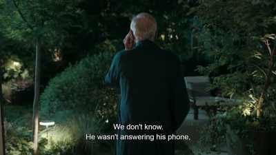 We don't know. 
He wasn't answering his phone, - Irma Vep