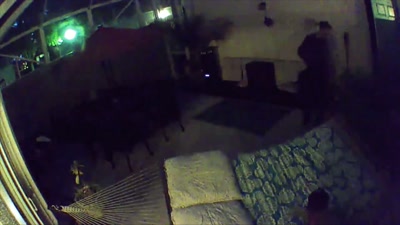 We don't know whether Gretchen
hears someone outside. - Killers: Caught on Camera