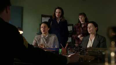 We don't need everyone.
Just men at this one base here. - The Bletchley Circle: San Francisco