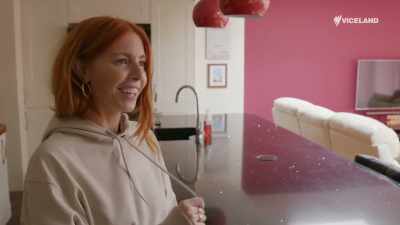 We don't smoke. We don't drink.
We don't drink tea or coffee. - Stacey Dooley Sleeps Over